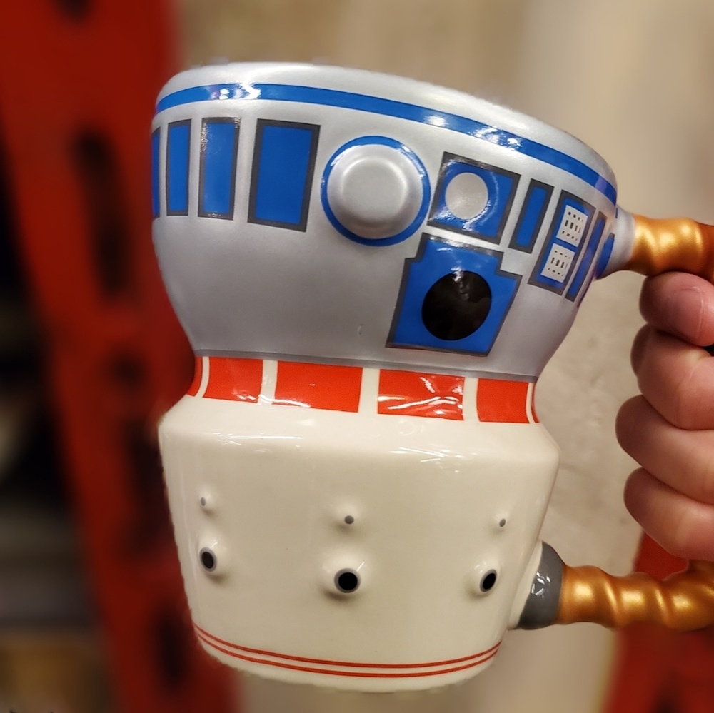 DISNEY PARKS GALAXY EDGE R2D2 CERAMIC MUG - Picture 2 of 4